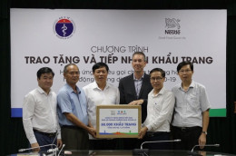 Nestlé Việt Nam ủng hộ Bộ Y tế 88.000 khẩu trang cho hoạt động chống dịch bệnh COVID-19