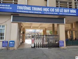Trường THCS Lê Quý Đôn: Bác thông tin yêu cầu học sinh phải ra khỏi lớp, đội nắng đợi bố mẹ đến đón