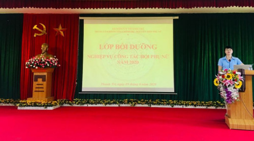 Hội LHPN huyện Thanh Trì tập huấn nghiệp vụ công tác Hội năm 2020